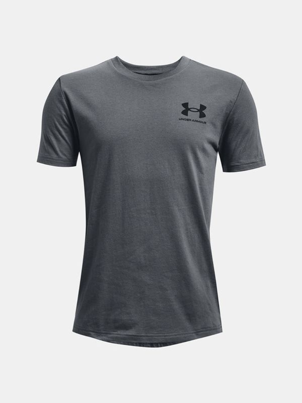 Under Armour Under Armour UA Sportstyle Left Chest SS Majica otroška Siva