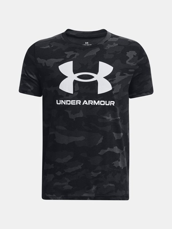 Under Armour Under Armour UA Sportstyle Logo Aop SS Majica otroška Črna