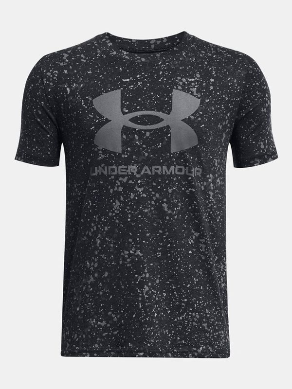 Under Armour Under Armour UA Sportstyle Logo Aop SS Majica otroška Črna