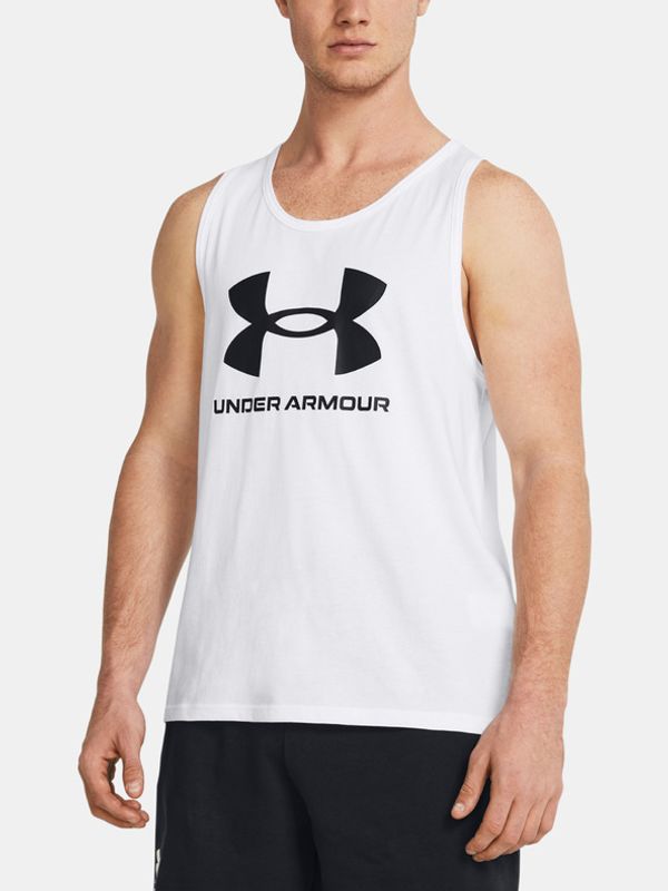 Under Armour Under Armour UA Sportstyle Logo Majica brez rokavov Bela