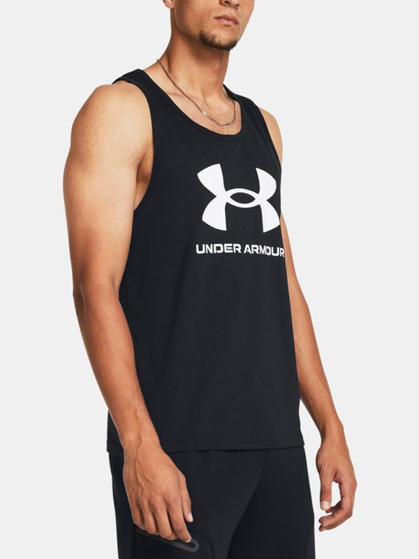 Under Armour Under Armour UA Sportstyle Logo Majica brez rokavov Črna
