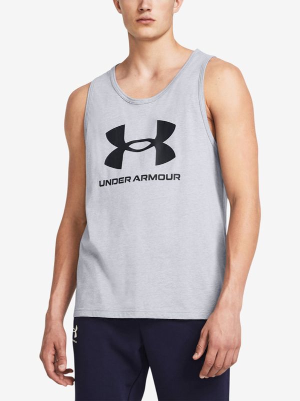 Under Armour Under Armour UA Sportstyle Logo Majica brez rokavov Siva