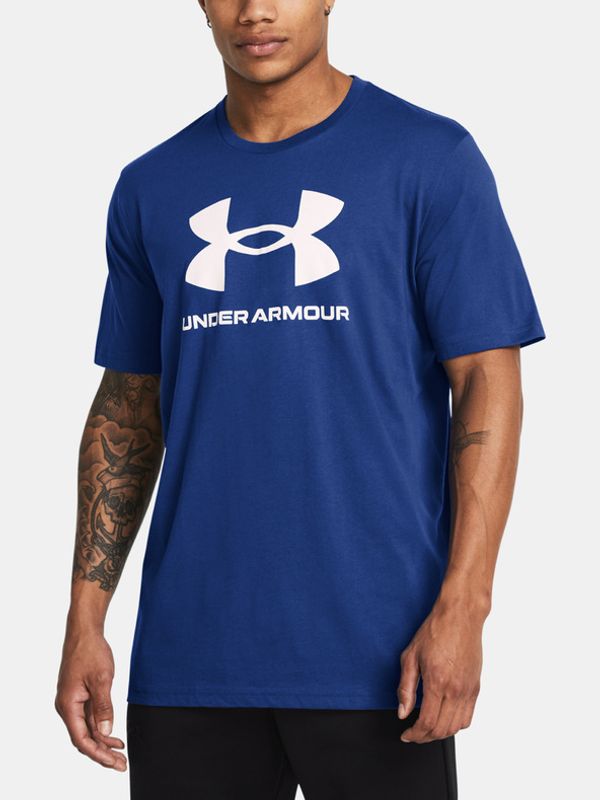 Under Armour Under Armour UA Sportstyle Logo Update SS Majica Modra