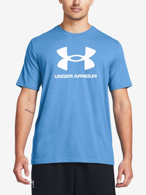 Under Armour Under Armour UA Sportstyle Logo Update SS Majica Modra