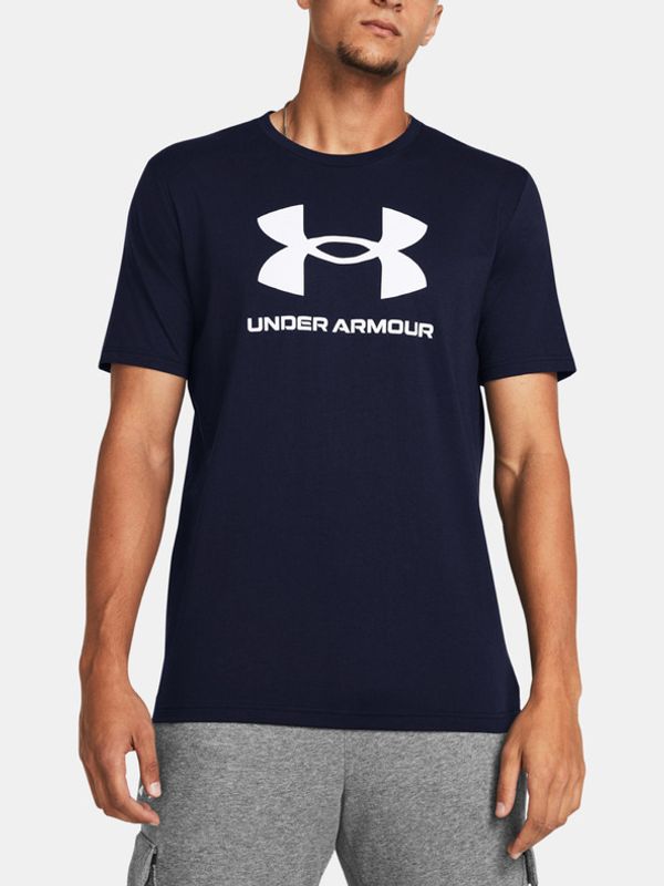 Under Armour Under Armour UA Sportstyle Logo Update SS Majica Modra