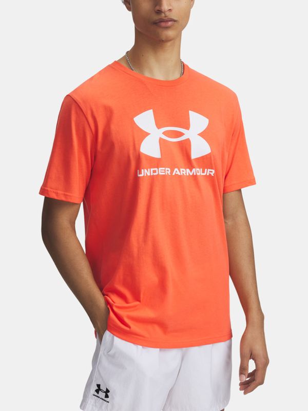 Under Armour Under Armour UA Sportstyle Logo Update SS Majica Oranžna