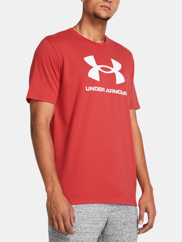 Under Armour Under Armour UA Sportstyle Logo Update SS Majica Rdeča