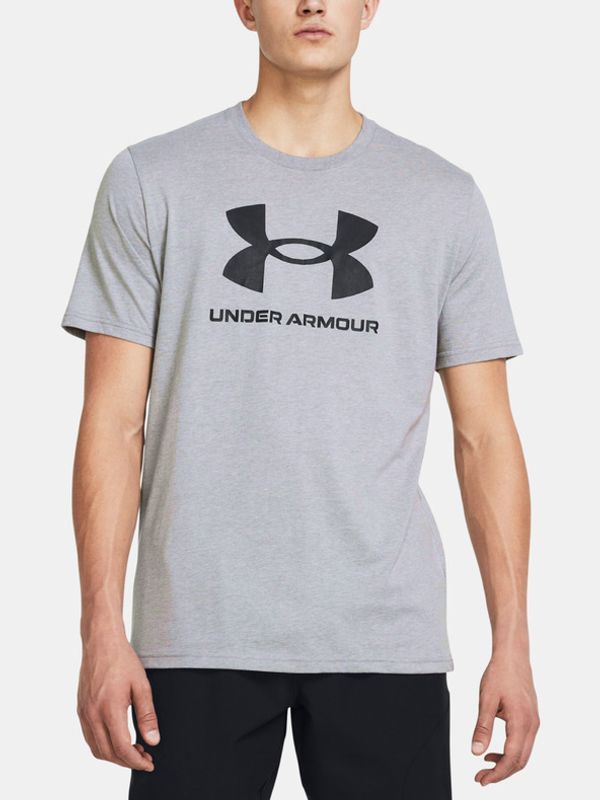 Under Armour Under Armour UA Sportstyle Logo Update SS Majica Siva