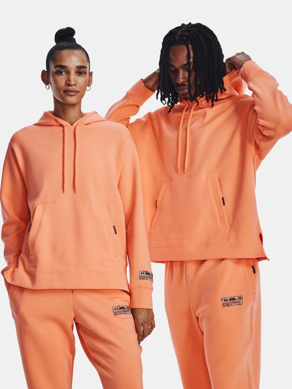 Under Armour Under Armour UA Summit Knit Hoodie Pulover Oranžna