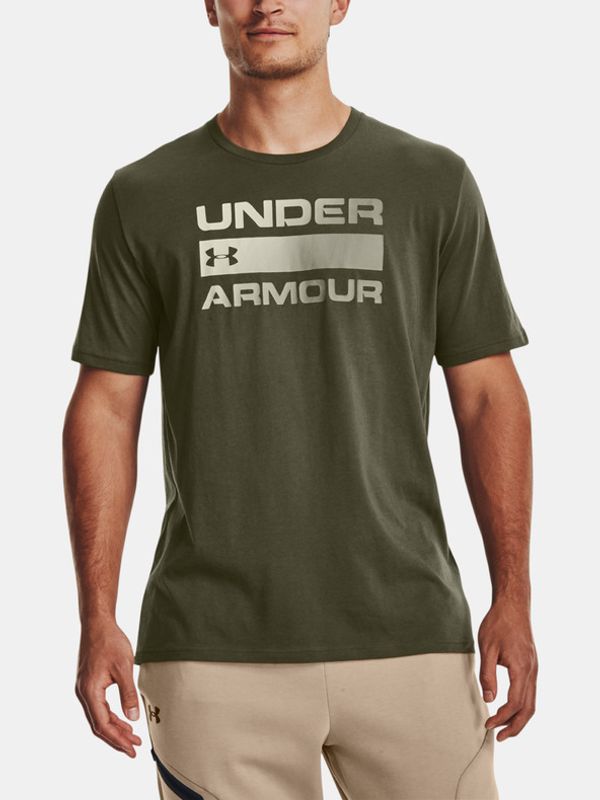 Under Armour Under Armour UA Team Issue Wordmark SS Majica Zelena