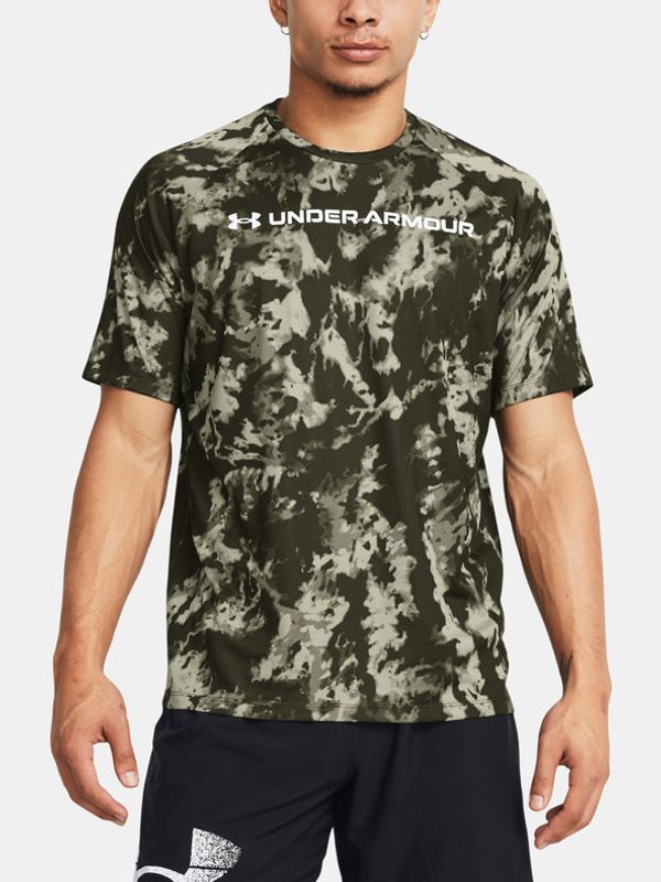 Under Armour Under Armour UA Tech Abc Camo SS Majica Zelena