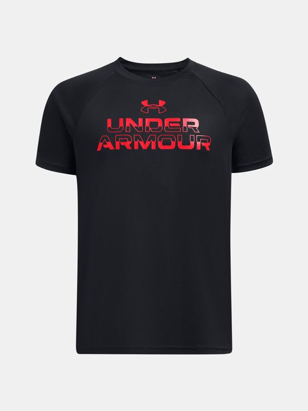 Under Armour Under Armour UA Tech Split Wordmark SS Majica Črna