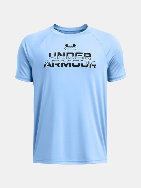 Under Armour Under Armour UA Tech Split Wordmark SS Majica Modra