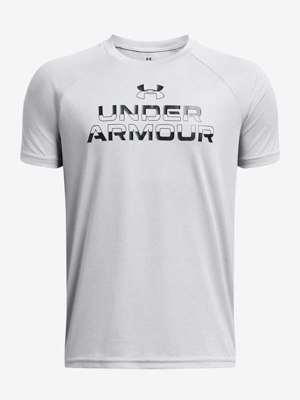 Under Armour Under Armour UA Tech Split Wordmark SS Majica otroška Siva