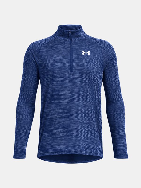 Under Armour Under Armour UA Tech Textured 1/2 Zip Majica otroška Modra