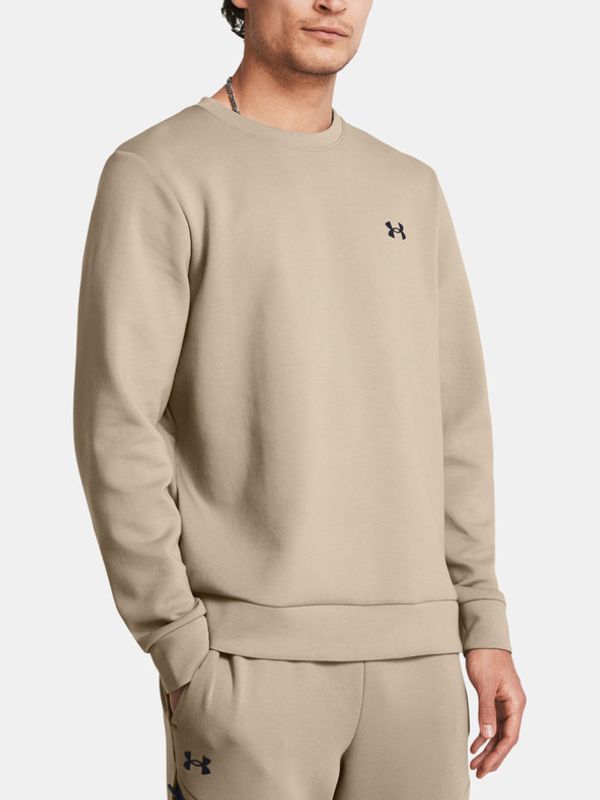 Under Armour Under Armour UA Unstoppable Flc Crew Pulover Rjava