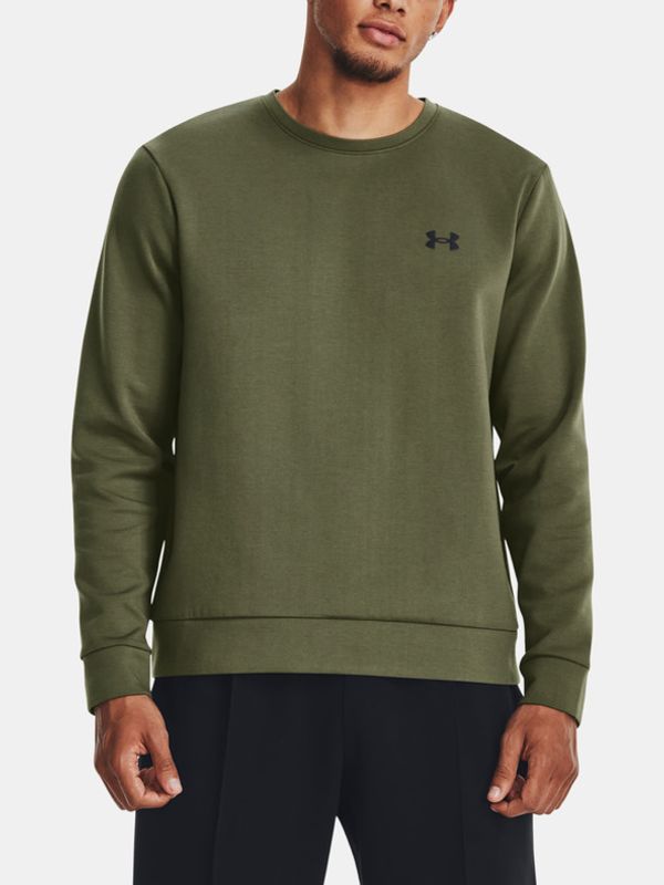 Under Armour Under Armour UA Unstoppable Flc Crew Pulover Zelena