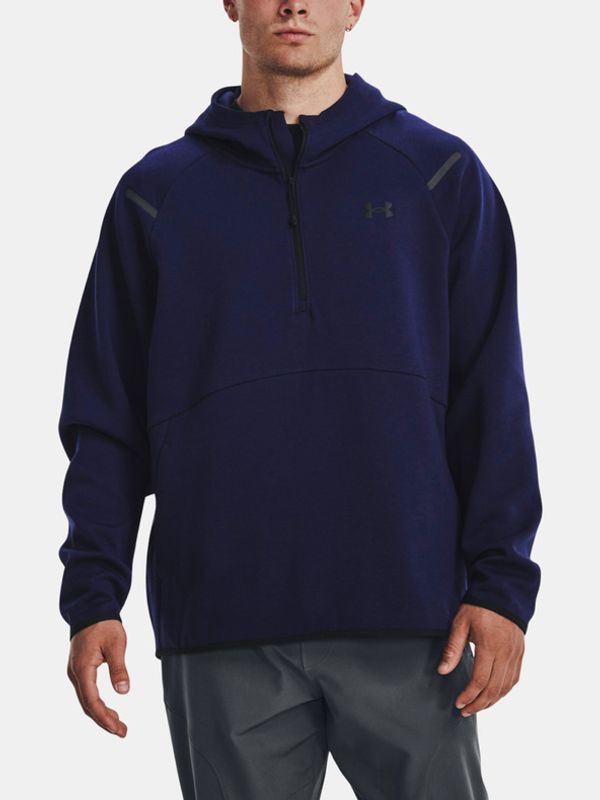Under Armour Under Armour UA Unstoppable Flc Hoodie Pulover Modra
