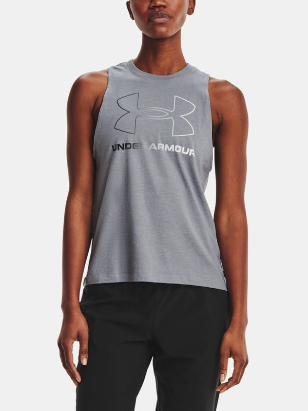 Under Armour Under Armour UA W Live Sportstyle Majica brez rokavov Siva