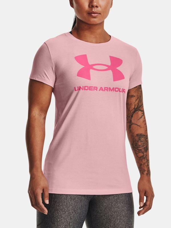 Under Armour Under Armour UA W Sportstyle Logo SS Majica Roza