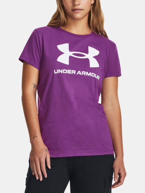 Under Armour Under Armour UA W Sportstyle Logo SS Majica Vijolična