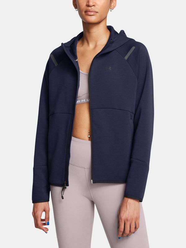 Under Armour Under Armour Unstoppable Fleece FZ Pulover Modra