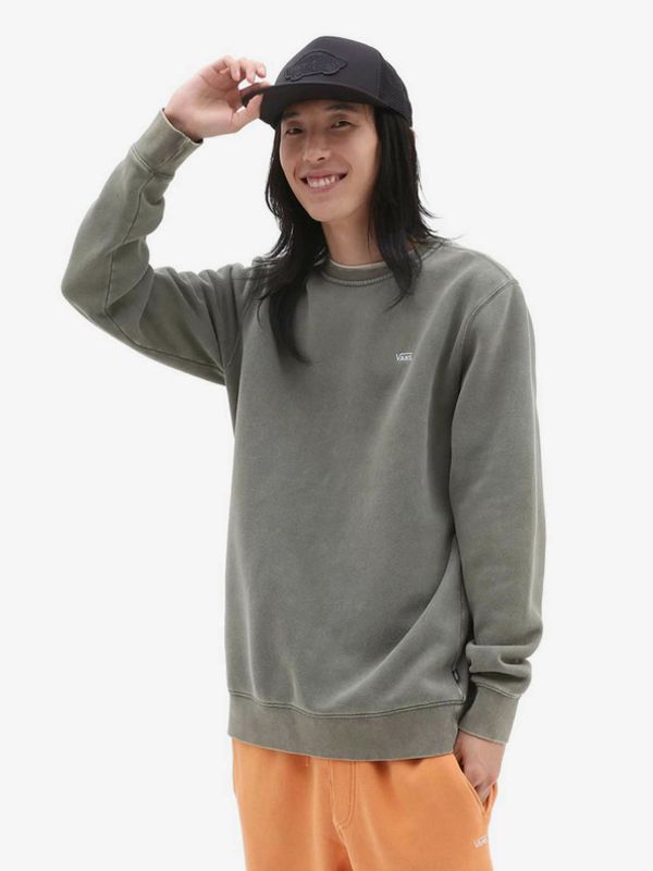 Vans Vans ComfyCush Wash Crew Pulover Zelena