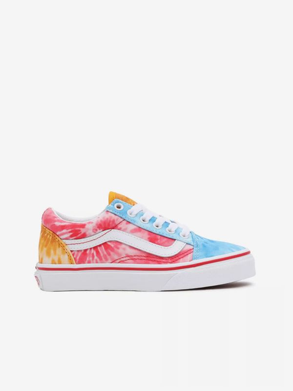 Vans Vans Tie Dye Block Old Skool Otroške superge Roza