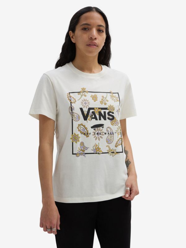 Vans Vans Trippy Floral Majica Bela