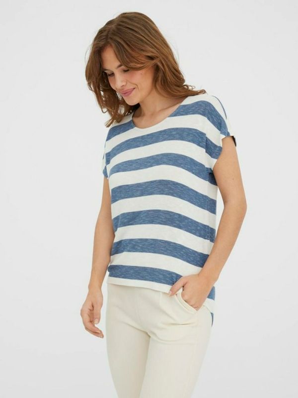 Vero Moda Vero Moda Wide Stripe Majica Bela