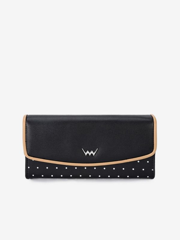 Vuch Vuch Alfio Dotty Black Denarnica Črna