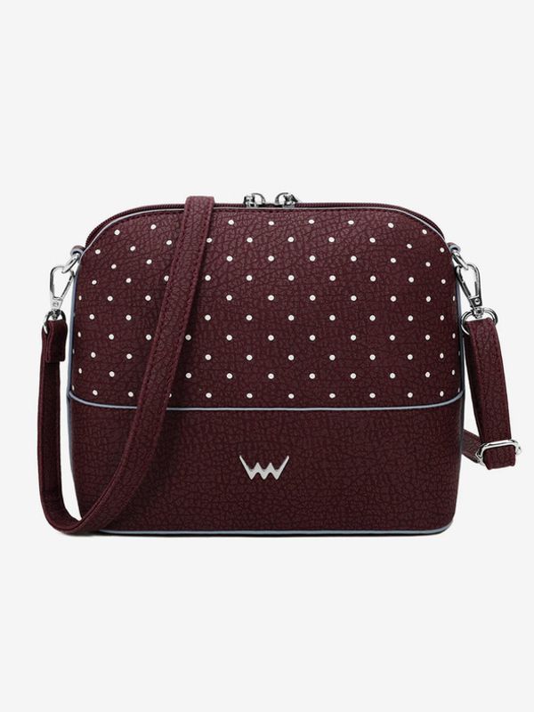 Vuch Vuch Cara Dotty Wine Torbica za čez ramo Rdeča