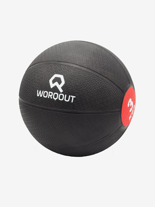 Worqout Worqout Medicine Ball Medicinbal Črna