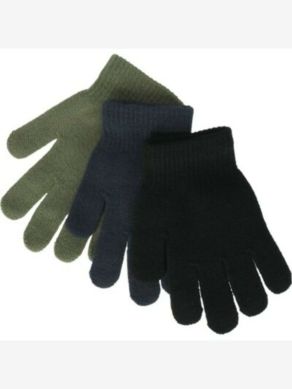 Zigzag Zigzag Otroške rokavice Črna