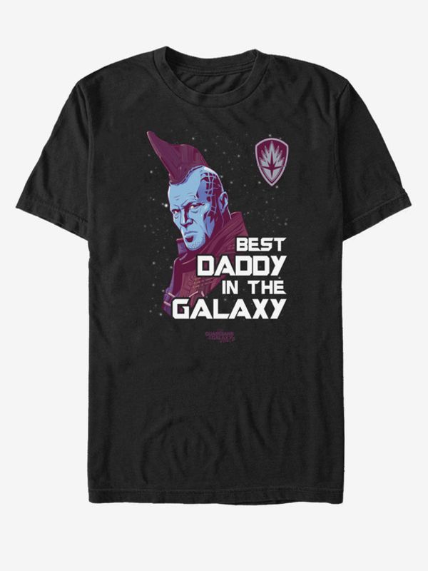 ZOOT.Fan ZOOT.Fan Marvel Best Daddy In The Galaxy Yondu Strážci Galaxie Majica Črna