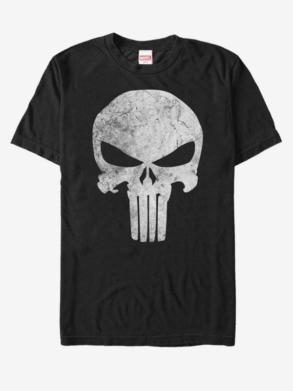 ZOOT.Fan ZOOT.Fan Marvel Punisher Skull Majica Črna