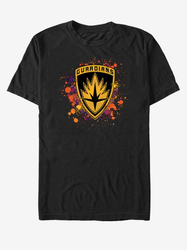 ZOOT.Fan ZOOT.Fan Marvel Symbol Strážci Galaxie Majica Črna