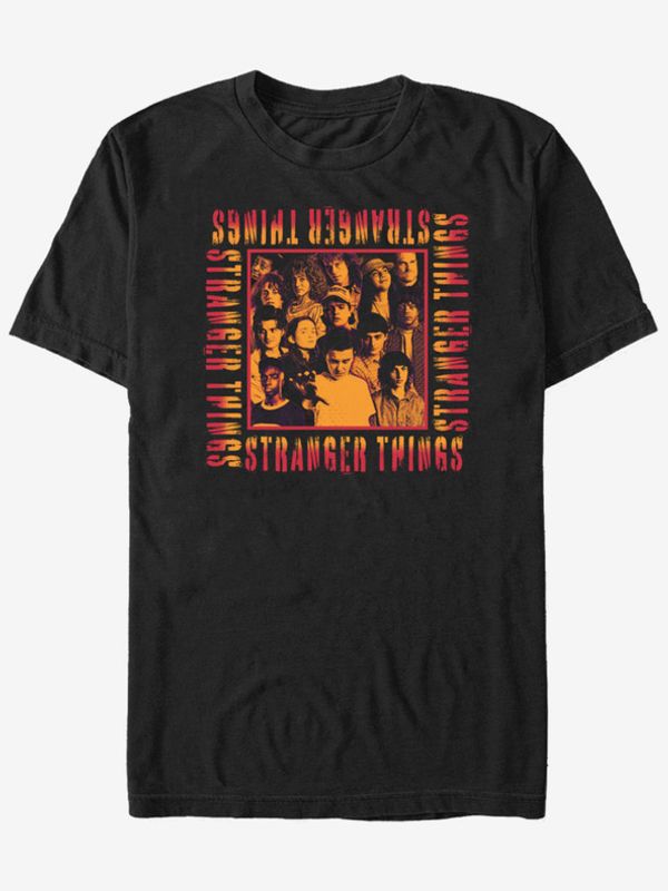 ZOOT.Fan ZOOT.Fan Stranger Things Majica Črna